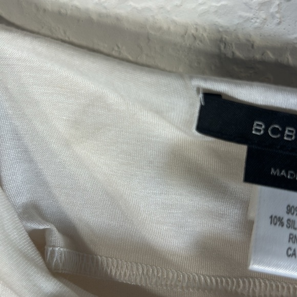 Abito Da Sera Nero BCBG Max Azria Taglia 6, Monospalla In Taffetà